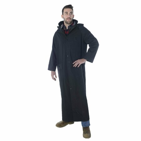 CORDOVA Raincoat, Renegade, 2-Piece, Black, 60 in, M RC35B60M